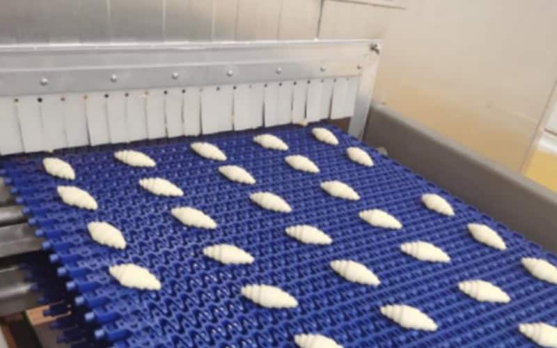 Produtos de padaria congelados por choque térmico