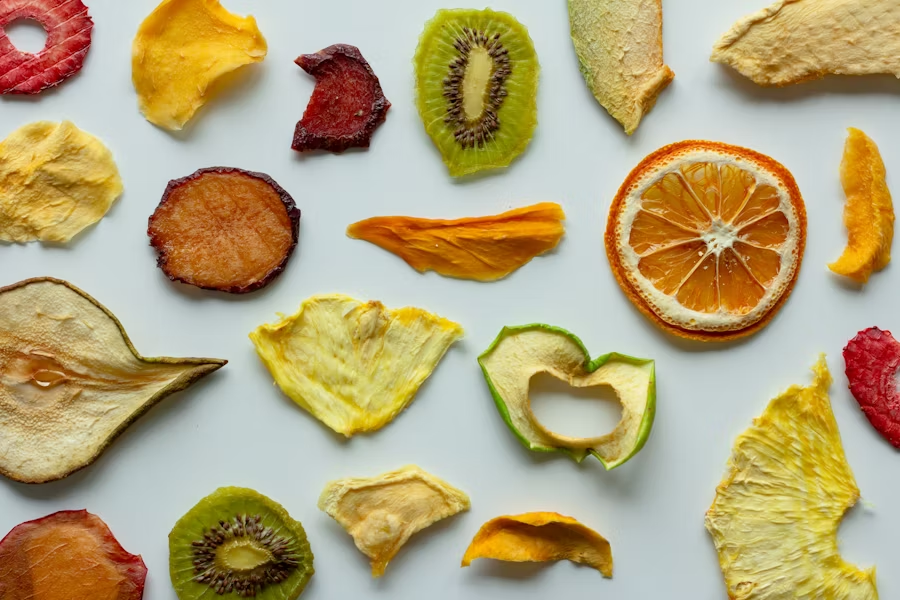 Fruta seca versus fruta congelada